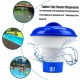 Floating Tablet Spa Chemical Dispenser Floating Pool Chlorine Dispenser Chemical Holder for 1.5 inches Chlorine Tablets Adjustable Flow Vents for Increased Control