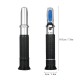 Portable Handheld ATC Alcohol Refractometer Liquor Volume Percent Tester with 0-80% Measuring Range