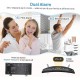 Projection Alarm Clock 180°Projector with FM Radio Snooze Function 4 Dimmer Dual Alarm USB Charging Digital Clock 12H/24H for Bedrooms