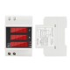 Multi-functional Digital Din Rail Current Voltage Power Ammeter Voltmeter Display Meter AC 80-300V / 100A