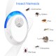 Electronic Pest Reject Mouse Cockroach Repeller Device Insect Rats Spiders Mosquito Killer Pest Control for Living Room Garage Office Hotel Humans and Pets Safe