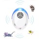 Electronic Pest Reject Mouse Cockroach Repeller Device Insect Rats Spiders Mosquito Killer Pest Control for Living Room Garage Office Hotel Humans and Pets Safe