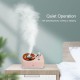 Mini USB Mist Humidifier with Night Light & Aroma Diffuser 300ml Retro Phonograph Appearance Small Humidifiers Warm Yellow/ Colorful Light Spray Humidifiers with Aromatherapy Quiet for Adults Kids Bedrooms Offices Baby Rooms