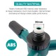 360 Degree Rotating Sprinkler with Three-arm Sprayer and Plastic Ground Plug Irrigation Sprinkler with Adjustable Nozzle Automatic Rotary Sprinkler Irrigation Tool for Watering Garden Lawn