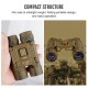 12×25 Binoculars Daily Waterproof Camouflage Telescope BAK4 High Magnification High Definition High Resolution Handheld for Outdoor Traveling Bird Watching Concert Ball Games Events