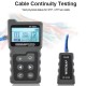 Multi-functional LCD Network Cable Tester Wire Tracker PoE Checker Inline PoE Voltage and Current Tester with Cable Tester with Illuminate Function