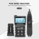 Multi-functional LCD Network Cable Tester Wire Tracker PoE Checker Inline PoE Voltage and Current Tester with Cable Tester with Illuminate Function