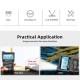 Multi-functional LCD Network Cable Tester Wire Tracker PoE Checker Inline PoE Voltage and Current Tester with Cable Tester with Illuminate Function