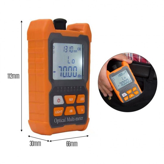 Mini Optical Power-Meter Portable Leds Lighting High Precise Network Fiber Optic Cable Tester Tools