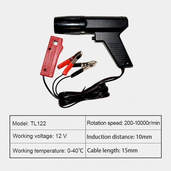 Portable 12 V Professional Timing Tool Car Motorcycle Petrol Engine Ignition System Strobe Lamp Detector Auto Motorcycle Detection Diagnosis Tool