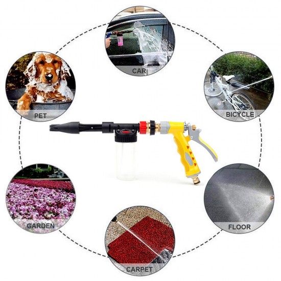 Car Foam Washing Spray Gun Multifunctional High Pressure Water Cleaning Foam Garden Cleanliness