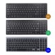 2.4G Wireless Keyboard Ultra-thin Wireless Keyboard Mute Keyboard 95 Keys Wireless Keyboard for PC Laptop Black English