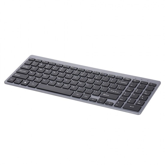 2.4G Wireless Keyboard Ultra-thin Wireless Keyboard Mute Keyboard 95 Keys Wireless Keyboard for PC Laptop Black English