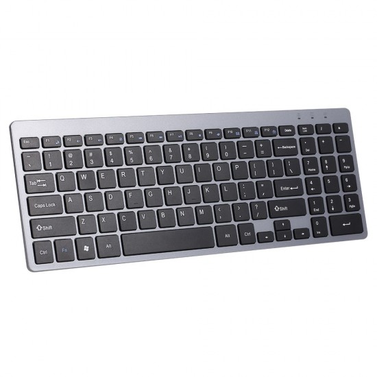 2.4G Wireless Keyboard Ultra-thin Wireless Keyboard Mute Keyboard 95 Keys Wireless Keyboard for PC Laptop Black English