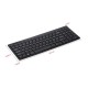 2.4G Wireless Keyboard Ultra-thin Wireless Keyboard Mute Keyboard 95 Keys Wireless Keyboard for PC Laptop Black English