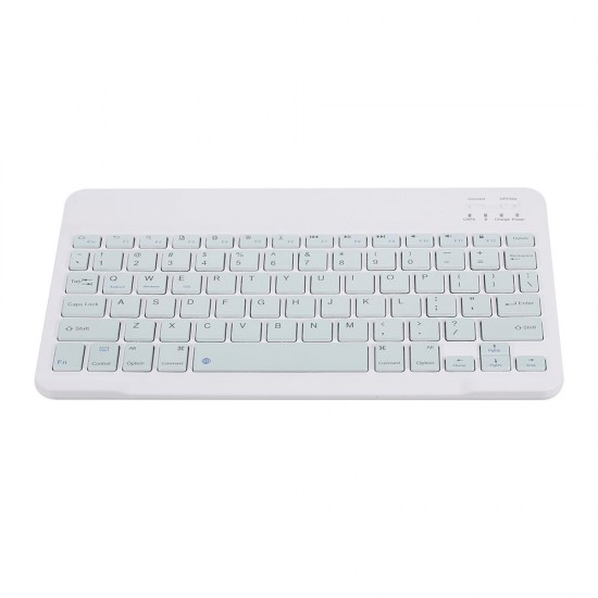 10-inch Wireless BT Keyboard Three-system Universal Colorful Rechargeable BT Keyboard Mobilephone Tablet Universal Keyboard Green