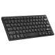 K-1000 Mini Keyboard 78-key Mini Keyboard USB Powered Wired Keyboard Chocolate Keyboard Portable Office Keyboard Black