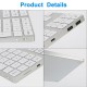 2-in-1 BT Keyboard USB-C 3.1 HUB Features 34-key Wireless Numeric Keypad with Two Extended USB3.0 Interfaces Silver