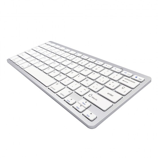 78 Keys Spanish Wireless BT Keyboard BT 3.0 Portable Ultra-slim Keyboard Support Windows/iOS/Android for Laptop Tablet Phone