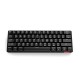 Compact 61-key Mechanical Keyboard BT&Wired Keyboard Multipoint Pairing/RGB Lighting Effects/N/6-key Rollover/Blue Switch Black