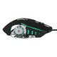 Wired Gaming Mouse 3600 DPI Optical Mouse Ergonomic Mouse 4 Adjustable DPI Levels/6 Buttons/7-Color Breathing Light Black