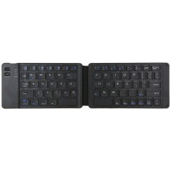 Convenient Folding BT Keyboard Compatibility Intelligent Matching Simple & Compact Long-lasting Battery Life Easy to Carry Black