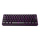 Wireless Keyboard 61 Keys BT+2.4G Dual-mode Keyboard with RGB Backlight Effect ABS Two-color Injection Molding keycap Black