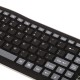 2.4G Wireless Keyboard 107 Keys Portable Folding Soft Silicone Dustproof Keyboard for Desktop Computer Laptop Plug and Play