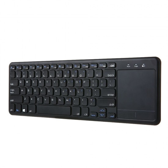 2.4G Wireless Touchpad Keyboard Multi-touch Ultra-slim with USB Receiver for Android Smart TV Computers Ladtops Desktops