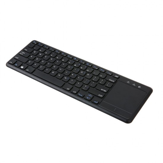 2.4G Wireless Touchpad Keyboard Multi-touch Ultra-slim with USB Receiver for Android Smart TV Computers Ladtops Desktops