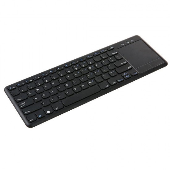 2.4G Wireless Touchpad Keyboard Multi-touch Ultra-slim with USB Receiver for Android Smart TV Computers Ladtops Desktops