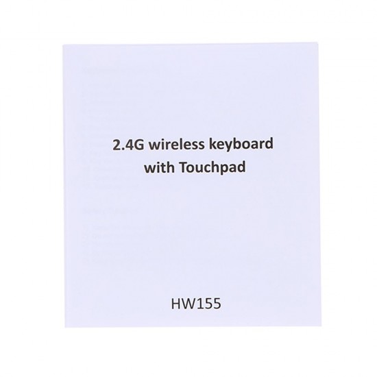 2.4G Wireless Touchpad Keyboard Multi-touch Ultra-slim with USB Receiver for Android Smart TV Computers Ladtops Desktops