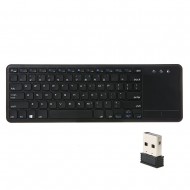 2.4G Wireless Touchpad Keyboard Multi-touch Ultra-slim with USB Receiver for Android Smart TV Computers Ladtops Desktops