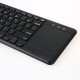 2.4G Wireless Touchpad Keyboard Multi-touch Ultra-slim with USB Receiver for Android Smart TV Computers Ladtops Desktops