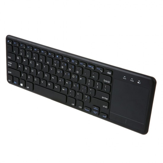 2.4G Wireless Touchpad Keyboard Multi-touch Ultra-slim with USB Receiver for Android Smart TV Computers Ladtops Desktops