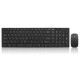 K-06 2.4G Wireless Keyboard and Mouse Combo Computer Keyboard with Mouse Plug and Play for Laptop Black