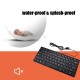 USB Mini Keyboard with Chocolate Buttons Stylish and Portable Keyboard for Desktop, Laptop Use at Home and Office (White)