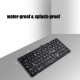 USB Mini Keyboard with Chocolate Buttons Stylish and Portable Keyboard for Desktop, Laptop Use at Home and Office (White)