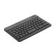 7-inch Wireless BT 3.0 Keyboard Mini Ultra-slim BT Keyboard for Tablet Smartphone Support iOS Windows Android Systems Black