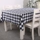 Christmas Day Grid Tablecloth Home Use Rectangle Picnic Table Cover for Outdoor and Indoor Use