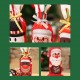 Christmas Wine Bottle Covers/Bags Holiday Wine Bottle Covers Santa Clause,Snowman & Reindeer Drawstring Bags Christmas Decor Gift(Santa)