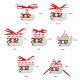 3pcs Christmas Tree Hanging Ornaments 2020 Santa Claus Christmas Tree Pendant DIY Personalized Christmas Decoration for Xmas Tree