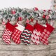 5Pcs Knitted Woolen Christmas Socks Christmas Tree Decorations Children's Holiday Gift Bags Candy Socks Christmas Decoration