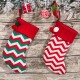 5Pcs Knitted Woolen Christmas Socks Christmas Tree Decorations Children's Holiday Gift Bags Candy Socks Christmas Decoration