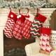 5Pcs Knitted Woolen Christmas Socks Christmas Tree Decorations Children's Holiday Gift Bags Candy Socks Christmas Decoration