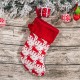 5Pcs Knitted Woolen Christmas Socks Christmas Tree Decorations Children's Holiday Gift Bags Candy Socks Christmas Decoration