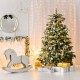 24PCS Christmas Balls Set 3cm Christmas Pendant Decorative Balls Christmas Tree Shatterproof Ornaments Ball for Christmas Trees Wedding Party Home Decoration