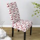 Christmas Decorative Dining Chair Cover ,Stretch Chair Slipcovers Seat Protector Washable Polyester All Wrapped Chair Cover for Dining Room,Christmas Decoration,Holiday Party