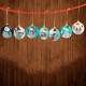 7Pcs DIY Diamond Painting Christmas Snowman Pendant Drill Diamond Embroidery Kit DIY Christmas Hanging Decoration