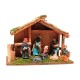 Nativity Figurines Wooden Nativity Scene with Christmas Figures Wooden Nativity Stable includes Mary Joseph Wise Men